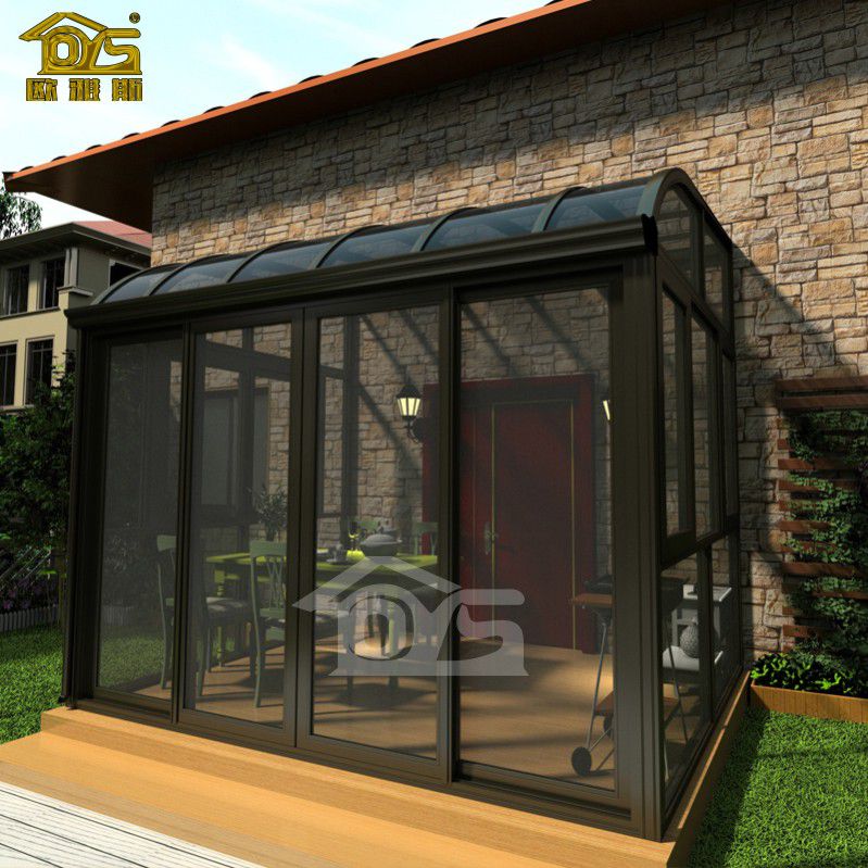 铝合金阳光房钢化玻璃房别墅豪宅户外花园房露台定做遮阳顶封阳台